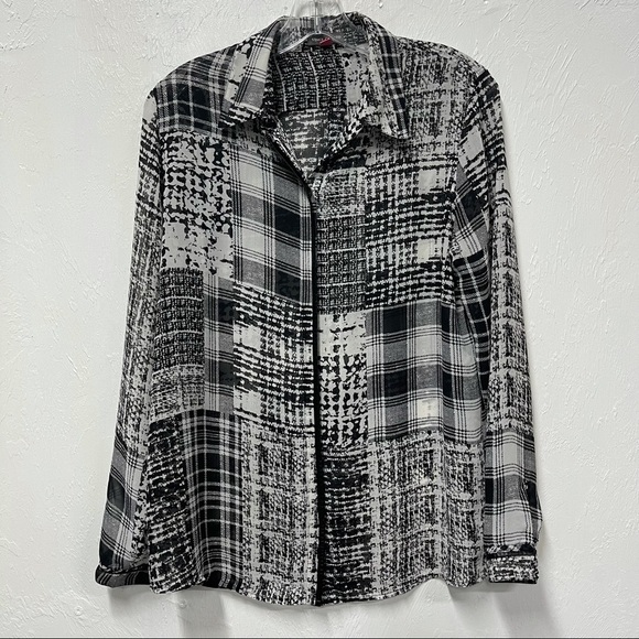 Vince Camuto Sheer Blouse S - Picture 1 of 6